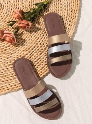 Olympia Three Straps Slides