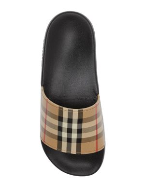 Burberry Furley Vintage Check Slide Sandals