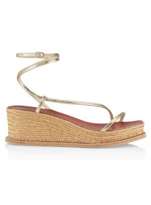 Jimmy Choo Espadrille Wedge Sandals