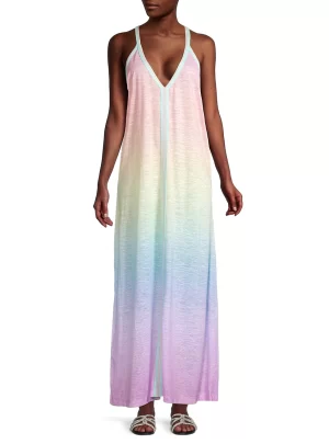 Pitusa Rainbow Ombré Devoré Sundress